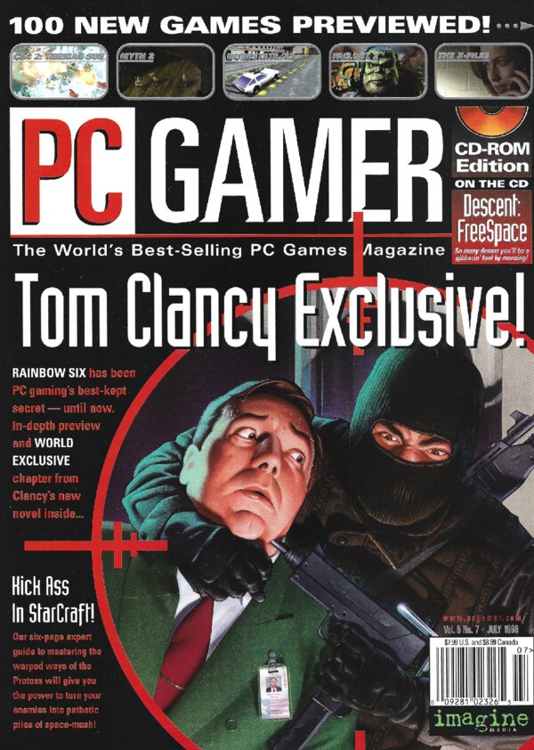 PC Gamer US   Issue 050 (Vol. 5 No. 7   Jul 1998) cover